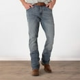 thumbnail image 2 of Wrangler Men's Retro Slim Fit Bootcut Jeans Blue 35W x 32L  US, 2 of 5