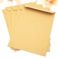 thumbnail image 1 of OULII 100pcs Kraft Paper Self Sealing Envelopes Brown for School Use, 1 of 8