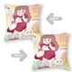 thumbnail image 2 of BEE Y PUPPYCAT Fundas de almohada de terciopelo con tema, regalos de funda de almohada, decoración para el hogar, cojín de lanzar, regalo de cumpleaños para fans y parejas. 40cm x 40cm., 2 of 6