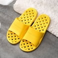 thumbnail image 1 of Sandalias de cuadros con fugas inglesas para hombre y mujer, zapatillas de baño con masajes huecos, para el hogar, interior y exterior, 1 of 6