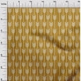 thumbnail image 2 of oneOone Cotton Poplin Dark Mustard Fabric Arrow & Stripe Geometric Dress Material Fabric Print Fabric By The Yard 56 Inch Wide, 2 of 4