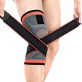 thumbnail image 2 of Rodillera JAMW para ligamento deportivo Osteoartritis Tendinitis Neopreno Naranja Sencillez, 2 of 5