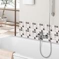 thumbnail image 3 of 3D Crystal Tile Stickers 10Pcs Self-Adhesive Mosaic Glass Wall Tiles Waterproof Removable Kitchen Backsplash Bathroom Decoration Peel and Stick Home Renovation DIY, 3 of 7