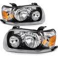 thumbnail image 2 of ECCPP Headlight Assembly Fit 2005-2007 for Ford Escape Pair Headlamps Chrome Housing Amber Reflector 7L8Z13008D/7L8Z13008A, 2 of 5