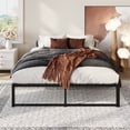 thumbnail image 2 of Amolife 14" Queen Bed Frame, Heavy Duty Metal Platform Bed with Under Bed Storage, 3500 lbs Weight Capacity, Easy Assembly, Black, 2 of 9