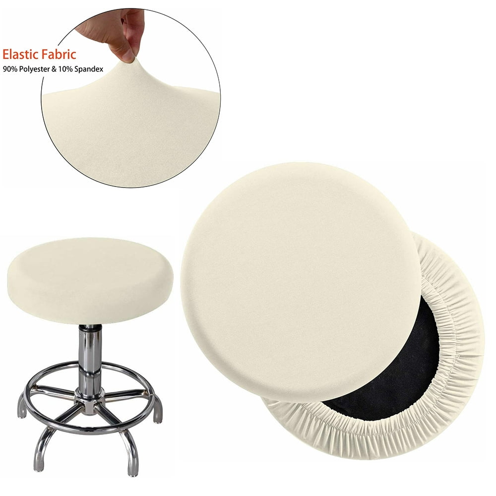 STTOAY Round Bar Stool Seat Covers Washable Stool Cushion Slipcover