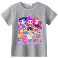 thumbnail image 1 of Liyamei Haut d'Été à Col Rond Manches Courtes Imprimé pour Filles de Primaire et Secondaire Taille 100, 1 of 2