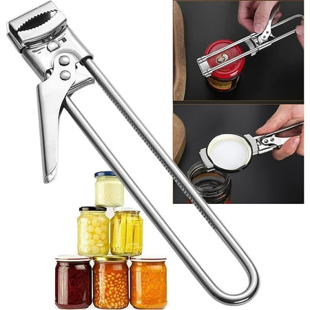 

Adjustable Stainless Steel Can Opener Jar & Bottle Opener Manual Bottle Lids Off Cover Remover Tin Gripper Easy to Use & Easy to Clean (A 1 PCS)