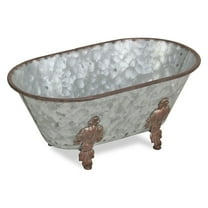 Galvanized Decorative Indoor Display Metal Bathtub