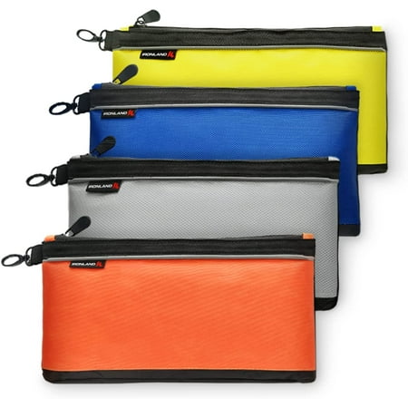

Small Tool Bags and Pouches For Men/Women Zipper Utility Pouch Waterproof Heavy Duty in Blue Grey Orange Yellow (12