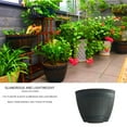 thumbnail image 2 of tredstone Pot de Fleurs Imitation Tonneau Décoration de Cour Intérieure Extérieure Tonneaux de Plantation Ronds Décoration de Jardin, 2 of 8