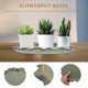 thumbnail image 2 of 1pc Flower Bandeja Bandeja Flowerpot Lotus Lotus Forma Forma Bandeja Maceta Maceta Base, 2 of 7
