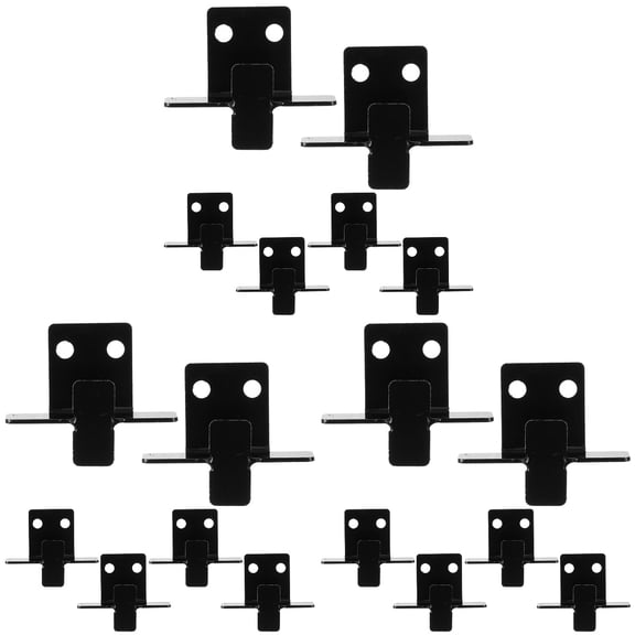 18 pcs  Tile Display Holder Heavy Duty Wall Mount Utility Hanger Mirror Clip Supply