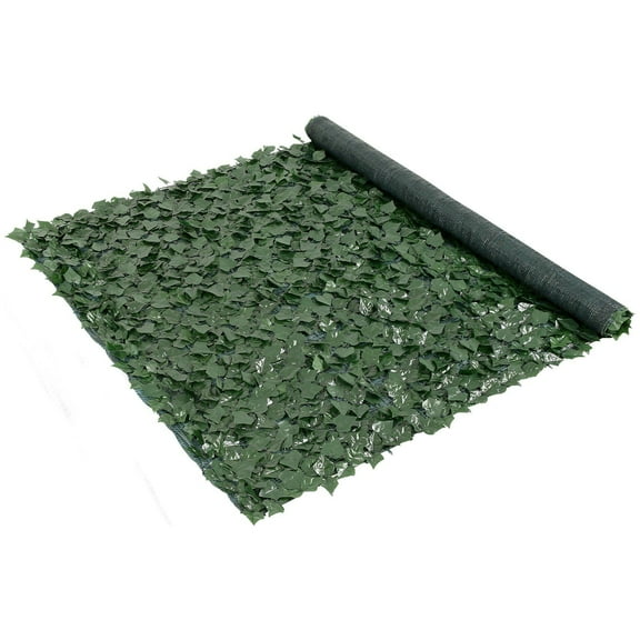 59 x 98 Inches Ivy Privacy Fence Panel, UV-Resistant Artificial Green Wall with Mesh Backing, Decorative Faux Vine Leaves for Yard and Garden