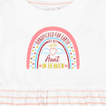 thumbnail image 4 of Inktastic Handpicked for Earth by My Aunt in Heaven Rainbow Girls Baby Dress, 4 of 5