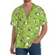 thumbnail image 1 of Fotbe Guinea Pigs Camisa Estampada de Manga Corta para Hombre, Casual de Verano, Estilo Playero, Sin Arrugas-X-Large, 1 of 5