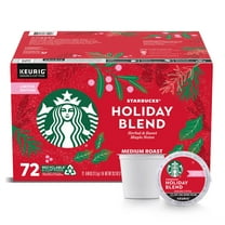 Starbucks® Holiday Blend Medium Roast Ground Coffee K-Cup® Pods 72 ct Box