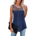 thumbnail image 1 of Nouveau Gilet de Plage Sans Manches à Col Rond Imprimé Léopard pour Femmes, 1 of 2