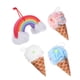 thumbnail image 2 of 4 esponjas de baño exfoliantes con forma de helado para niños, suaves y duraderas, 2 of 8
