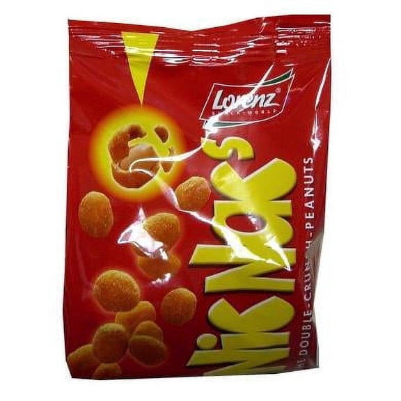Nic Nacs Double Crunch Peanuts (Lorenz) 4.4 oz (125g)