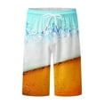 thumbnail image 2 of Aayomet Swim Trunks Men Novelty Beach Shorts Breathable Tether Print Board Shorts (Orange, XL), 2 of 5
