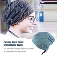 thumbnail image 3 of Qarigey Gorro elástico con estilo, gorros, tocados, tocados clásicos ajustables, ropa, turbante apilable Multicolor Sombreros lago azul Qarigey AP010975-04B, 3 of 6
