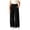 Black, variant on Girls Dress Pants Wide Leg Uniform Slacks Girl Preppy School Trousers Lightweight School Uniform Slacks with Elastic Waist for Teens