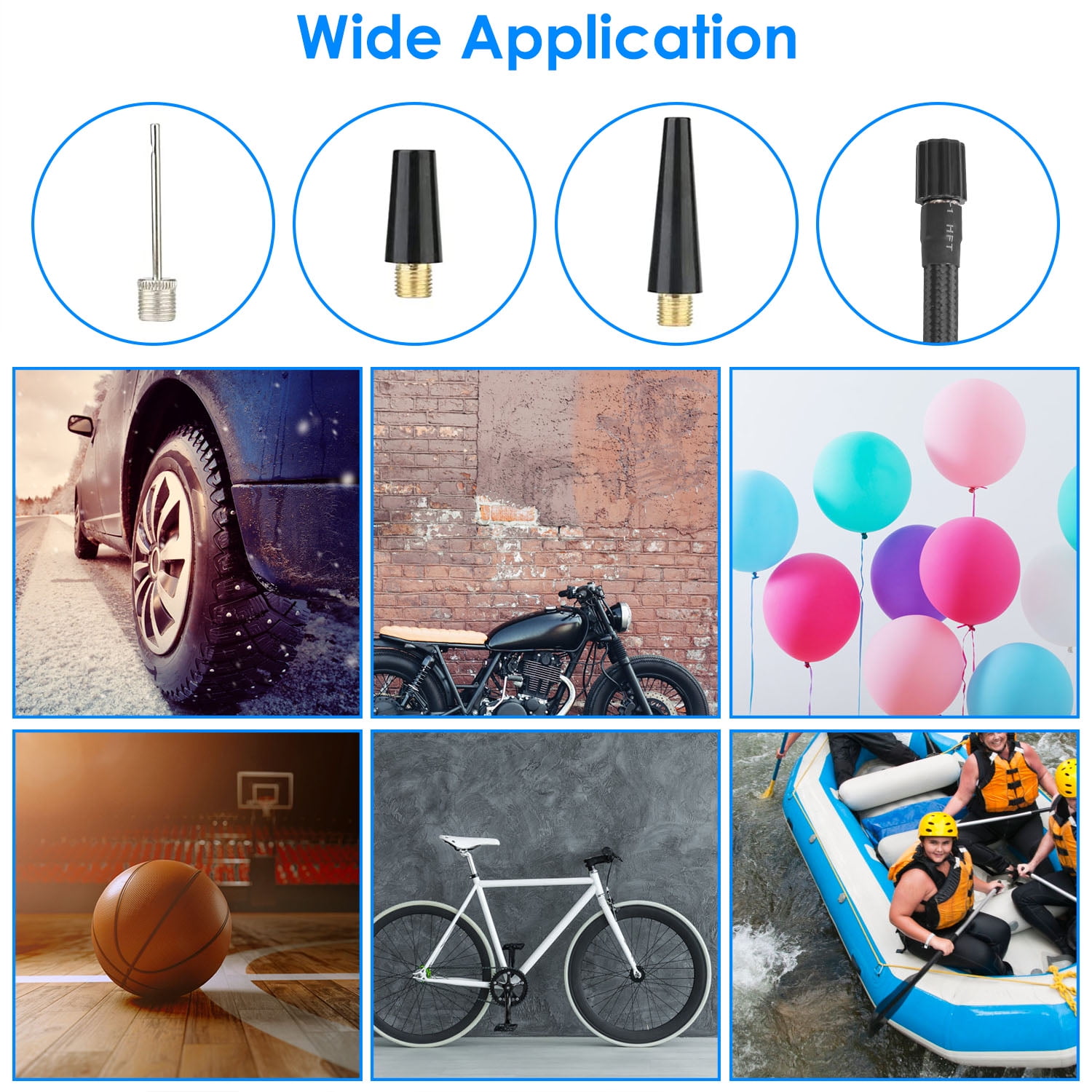 Tire Inflator Portable Air Compressor, TeqHome 150PSI Cordless Air Pump for Car Tires,Tire Pump with LED Light Suitable for Cars, Bikes, Balls, Motorcycles