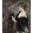 thumbnail image 2 of Manet, Edouard 12x13 Black Ornate Wood Framed with Double Matting Museum Art Print Titled - The Milliner, 2 of 4