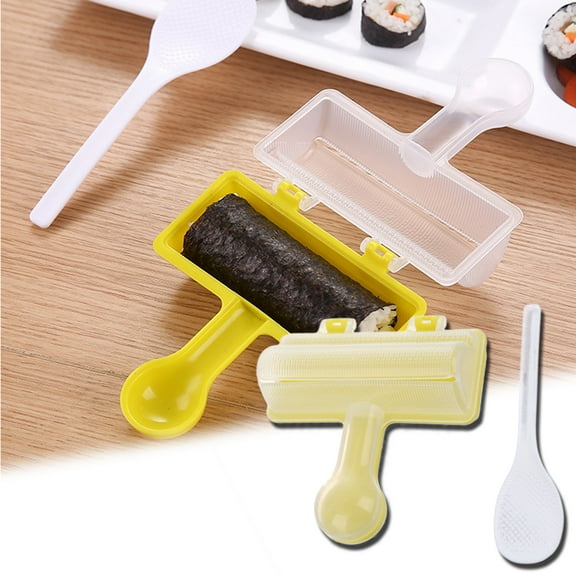 Cheers.US Sushi Roll Shaker, Rice Roll Shaker, DIY Sushi Roll Rolls Rice and Vegetable Mold,Sushi Rolls Meat Ball Maker Kitchen Gadgets