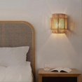 thumbnail image 5 of Japanese Wabi-Sabi Retro Rattan Weaving Wall Lamp LED Wall Sconces, 5 of 5