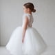 thumbnail image 3 of Vestido de niña Vestido de princesa con mangas voladoras Vestido infantil Disfraz infantil de flores Vestido infantil Disfraz de hilo hinchado, 3 of 5