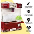 thumbnail image 3 of Nostalgia Retro Table-Top Snow Cone Maker, Makes 20 Icy Treats, Shaved Ice Machine Includes 2 Reusable Plastic Cups & Ice Scoop, Retro Red, 3 of 6