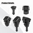 thumbnail image 3 of Unique Bargains 1 Set Front Windshield Washer Nozzle Kit Fit for Dodge for RAM for Dodge Charger with 4M Hose, 3 of 6