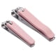 thumbnail image 1 of Apuakthei - Juego de 2 cortaúñas portátiles, cortaúñas para adultos, cortaúñas para manicura de pies, tijeras para manicura de pies para el hogar, color rosa, 1 of 8