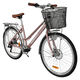 thumbnail image 3 of Bicicleta Urbana Para Mujer De Paseo R 26 TERRAFIT Vintage Venice Tf Rosa Dorado, 3 of 7