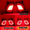 thumbnail image 3 of MZORANGE 1 Pair Rear Bumper Reflector Light LED Brake For 2014-2018 2019 Toyota Highlander, TO1185108, 81480-0E020, TO1184108, 81490-0E020, 3 of 9