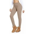 thumbnail image 3 of UPPADA Workout Leggings for Women Seamless Scrunch Tights Tummy Control Gym Fitness Ladies Sport Active Yoga Pants Khaki,L, 3 of 9