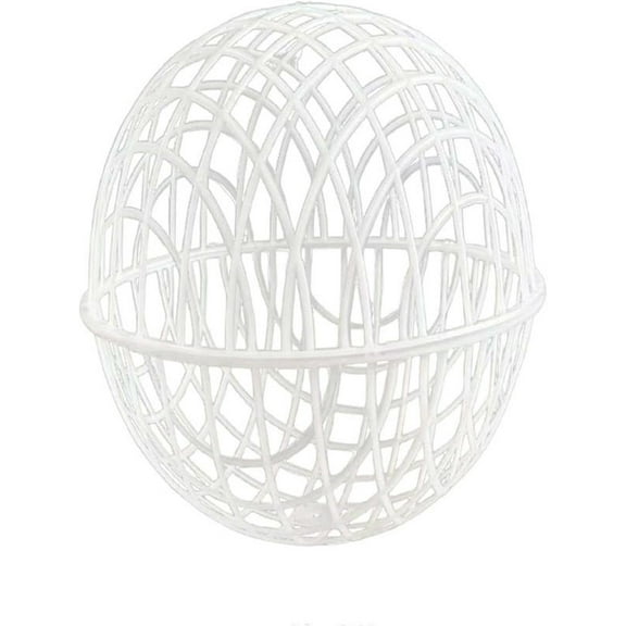 Chicken Ball Cage - Chicken Safety Ball Cage, Circular Multi - Pet Habitat, Spherical Design for Activity & Protection, Easy Assembly & Transport,White(20cm)
