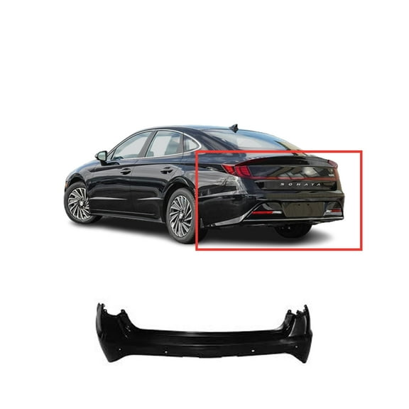DCP Rear Bumper Cover Fascia For 2019-2020 Hyundai Sonata HY1100246 86610L0020