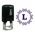 thumbnail image 1 of Printtoo Alphabet L Monogram Octagon Celtic Swirl Frame Self Inking Rubber Stamp Office Stationary, 1 of 7