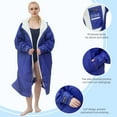 thumbnail image 6 of Catalonia Fleece Lining Swim Parka for Men, Women, Waterproof Versatile Swim Jacket Coat,Changing Poncho Robes for Adult,Kids and Youth for Swimming, Surfing, 6 of 7