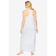 thumbnail image 2 of Dreams & Co. Plus Size Breezy Eyelet Knit Long Nightgown, 2 of 6