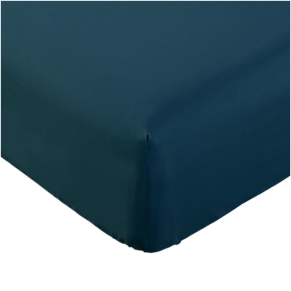 Mellanni Fitted Sheet TwinXL Royal Blue Brushed Microfiber 1800 Bedding