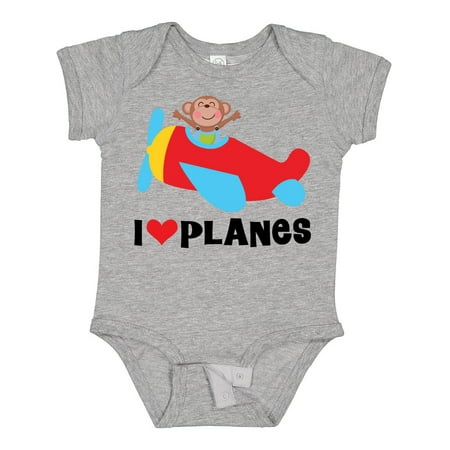 

Inktastic Airplane I Love Planes Gift Baby Boy Bodysuit