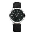 thumbnail image 2 of Reloj de cuarzo para hombre, relojes para hombre, reloj analógico de cuarzo deportivo con correa de cuero a la moda para hombre y mujer, reloj general, 2 of 2
