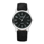 Jewelry VerPetridure Men's And Women's Leather Belt Sport Quartz Wrist Analog Watch