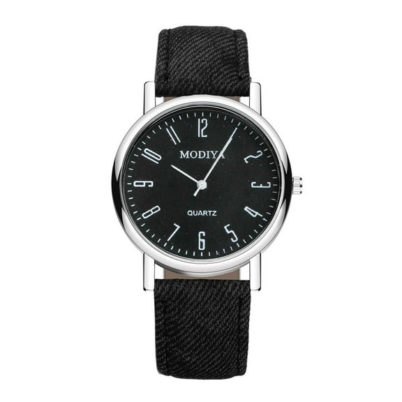 Jewelry VerPetridure Men's And Women's Leather Belt Sport Quartz Wrist Analog Watch