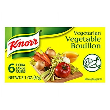 Knorr Cube Bouillon, Vegetable, 6 cubes, 2.1 oz