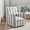 Blue, variant on Tina's Home 360° Swivel Accent Chair, Upholstered Striped Barrel Chair with Padded Cushion for Bedroom, Reading Nook, Lounge Seating, Blue